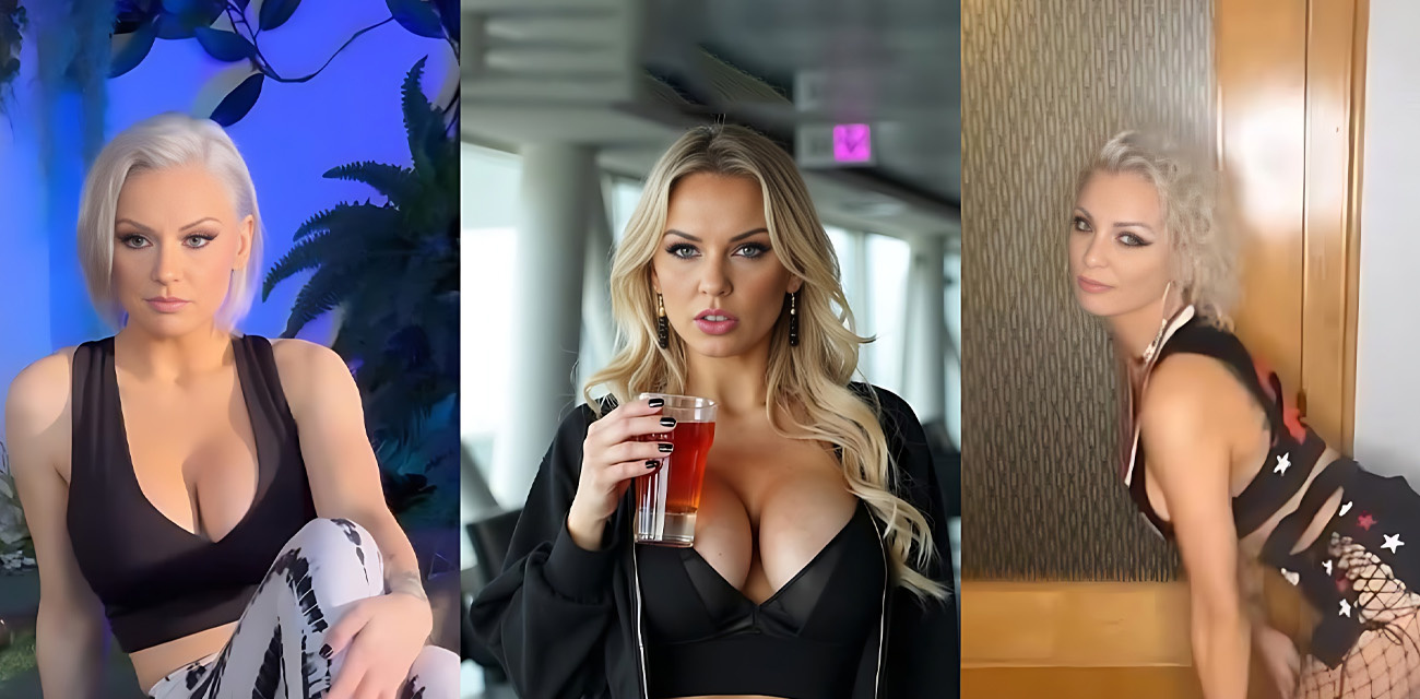 金发巨乳网黄【KenziTaylor】经典NTR佳作，邀约黑屌猛男爆操骚穴爽出阿嘿颜，短小丈夫