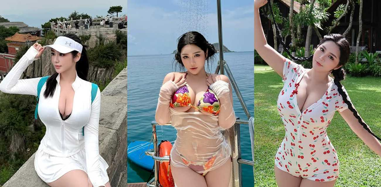 抖音巨乳网红【瑶瑶摇摇摇w】金主定制大尺度私拍，制服勾勒大奶肥臀真空上阵，阳具爆