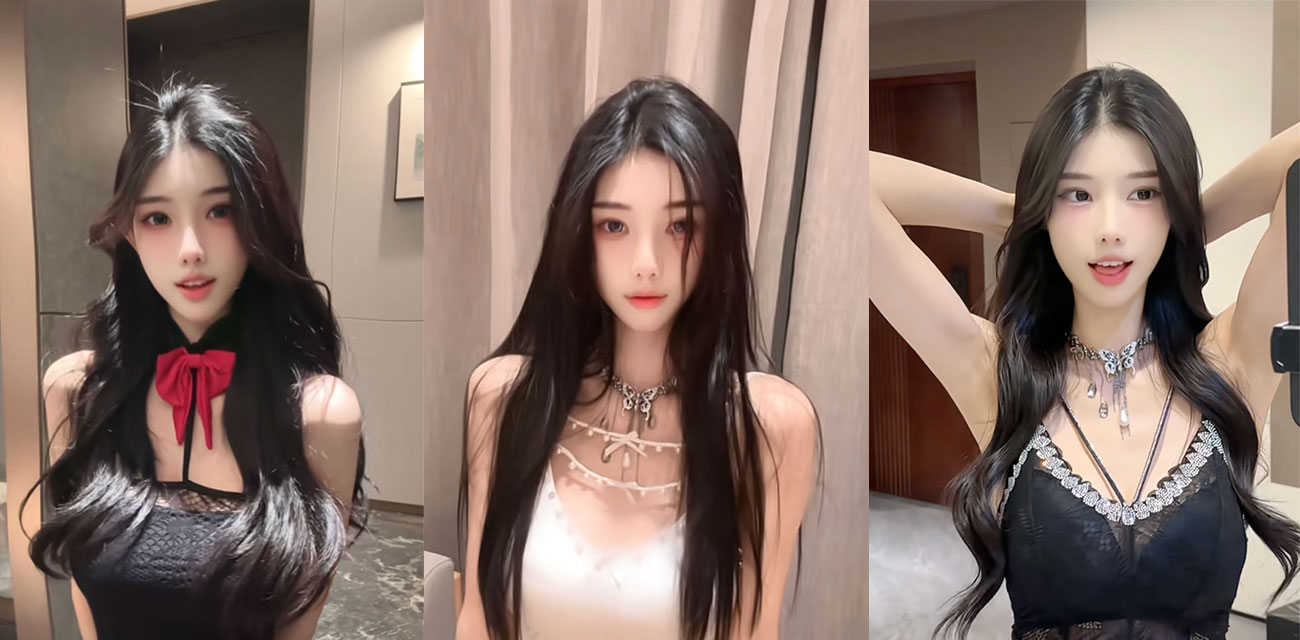 抖音极品御姐【猫梨梨】黑丝红高跟翘腿撩人，露乳黑丝女仆粉兔白丝叉腿自摸，巨乳俯拍