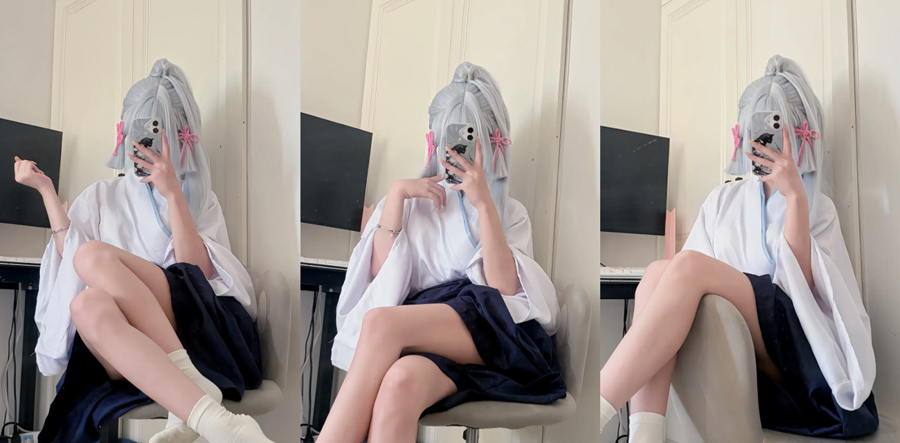 萝莉网黄【柔柔呱】神里绫华制服性爱私拍，白嫩酮体展露美乳粉穴勾人心扉，主动骑乘肉