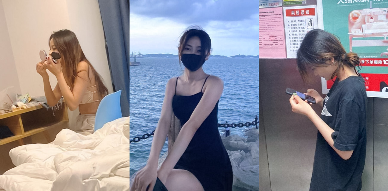 大连金州区高颜御姐【李瑶】性爱视频泄密，身穿黑丝情趣装精油足交狂撩肉棒，多姿势激
