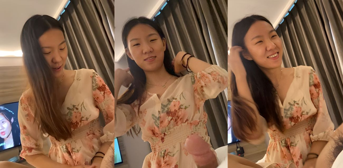 大二反差学生妹【王淼】黑料流出，含蓄外表下骚气尽显，口交调教火力全开母狗本性彻底