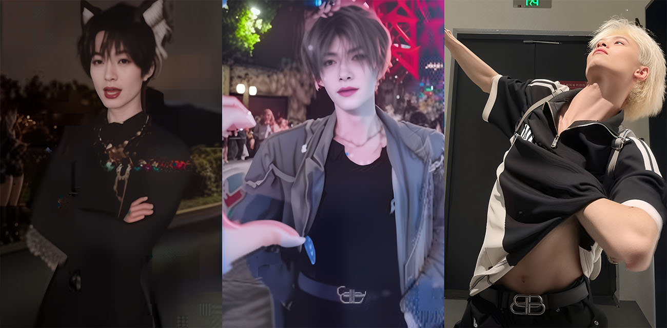 上海欢乐谷前男团NPC【YMeey 易明】被爆出轨粉丝，线下陪富婆大姐出卖肉体