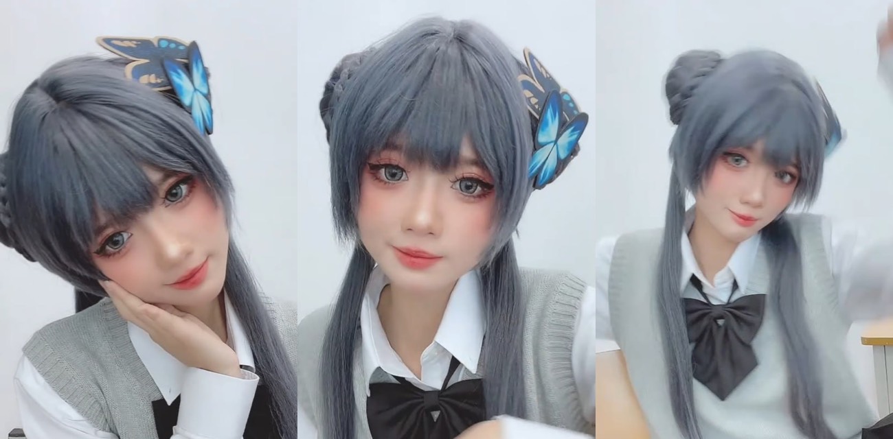 清纯学生妹【PoppaChan】最新大尺度拍摄福利，教室三点式风骚展示高清摄影拍摄逼缝清