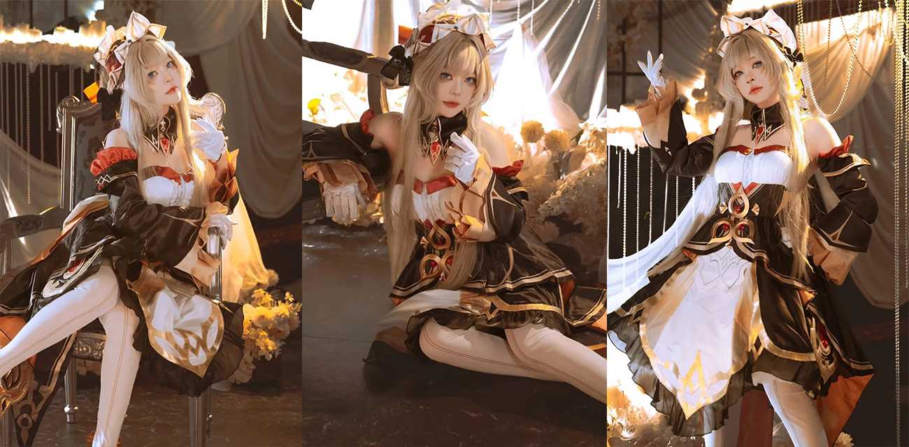 爆奶福利姬【铃木美咲】COS原神桑多涅，玩胸推足交侍奉主人，骑乘榨精让人秒硬