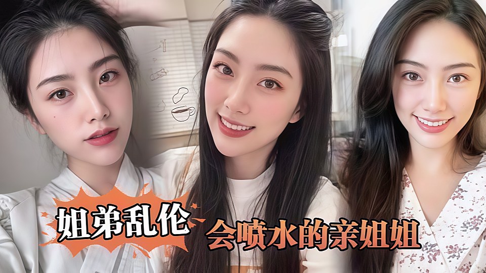 姐弟乱伦『会喷水的亲姐姐』姐姐穿开档丝袜出门陪她买菜，想入非非裤里丝，回家长枪直