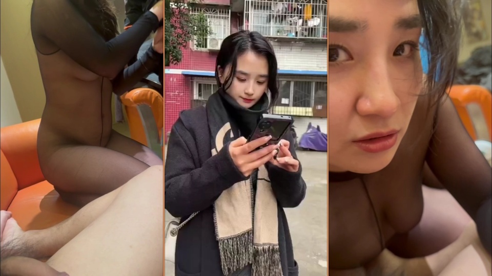 推特露脸淫妻博主。【江西奇妙淫妻 红尘妃子】，过年回家在村口，突发奇想公厕口交啪