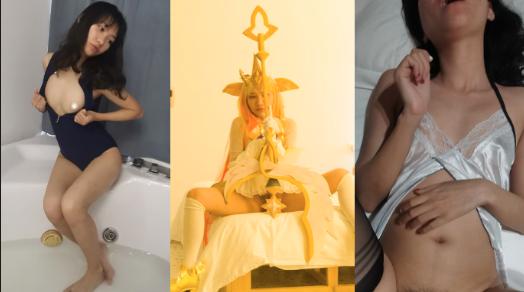 反差小情侣在私下玩COS寻刺激，小女友穿着各式各样的jk瑜伽服等主动翘臀给鸡吧后入打