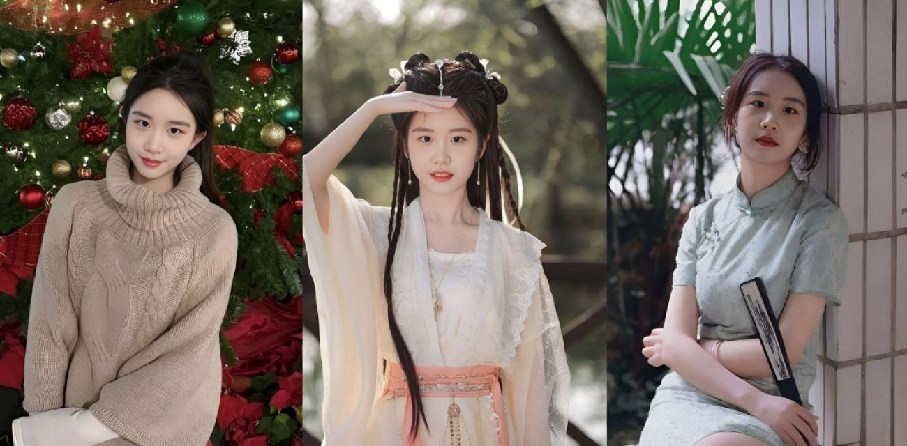 南通极品反差婊【许敏敏】汉服小仙女变床上母狗，紧致无毛小穴圆润大奶子一览无余3P狂