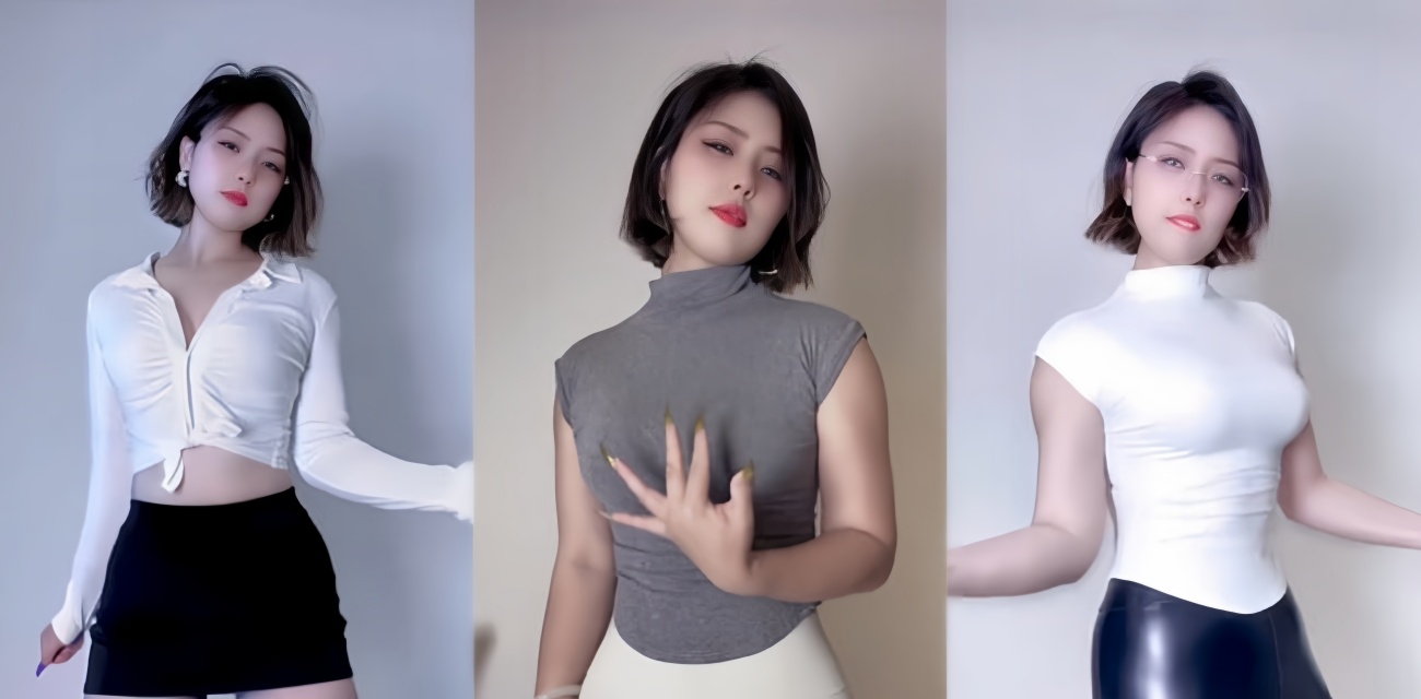 快手40万粉丝女网红【猫儿】骚舞大秀，连体灰丝随着音乐节奏扭动淫体，骆驼趾忽隐忽现