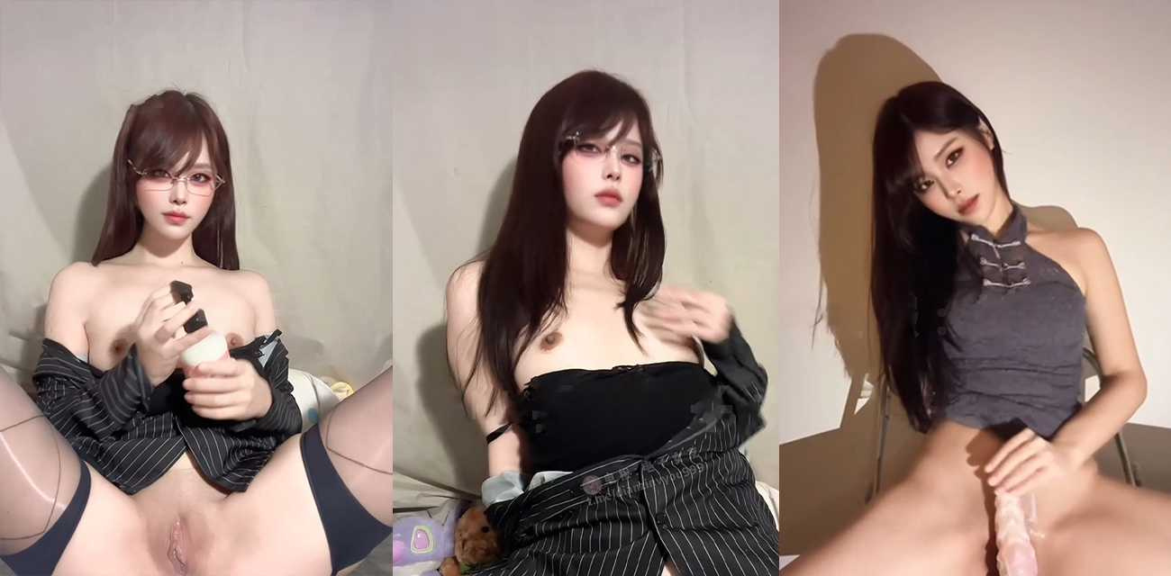 性感女神【林菓】门槛福利，玩幻龙假屌掰逼弹力插，媚眼口交无套榨精，甩臀骑乘淫态尽