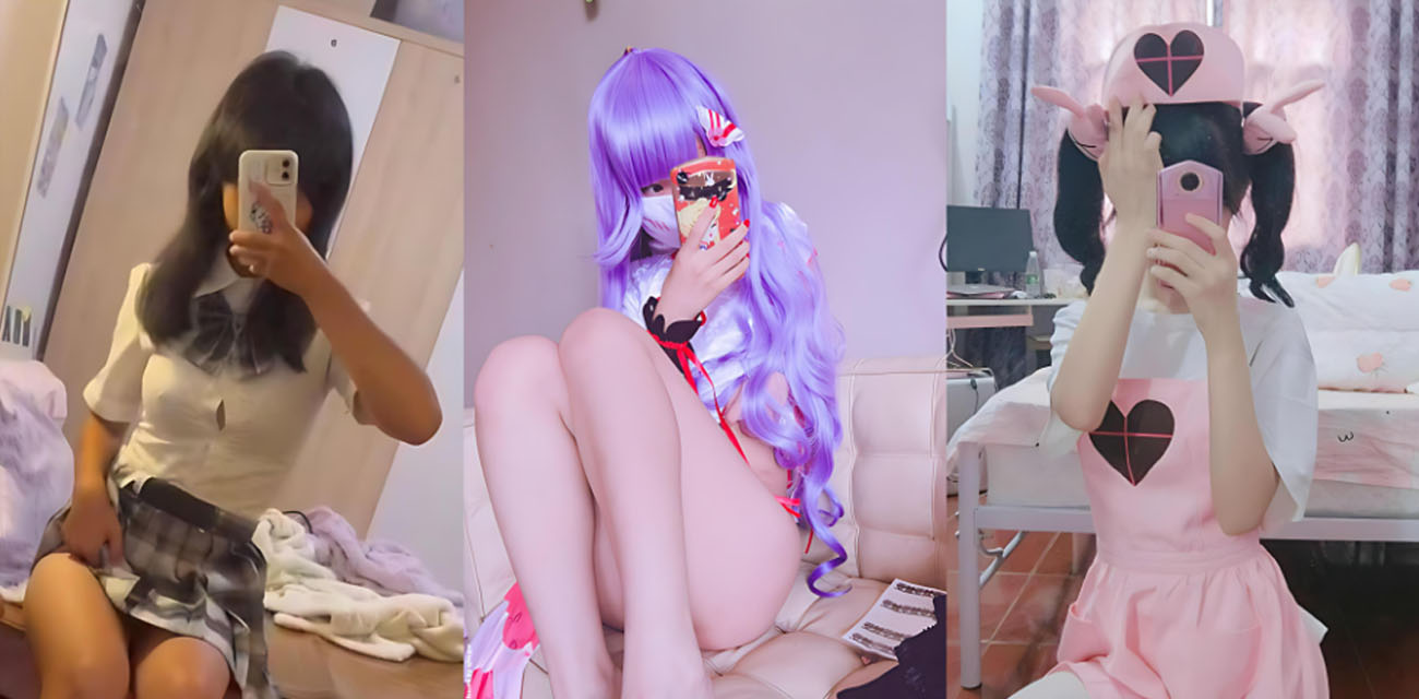 甜美小娇妾【沈娇娇】cos碧蓝航线独角兽，娇小身材三点全露粉嫩白虎完美展示令人欲罢