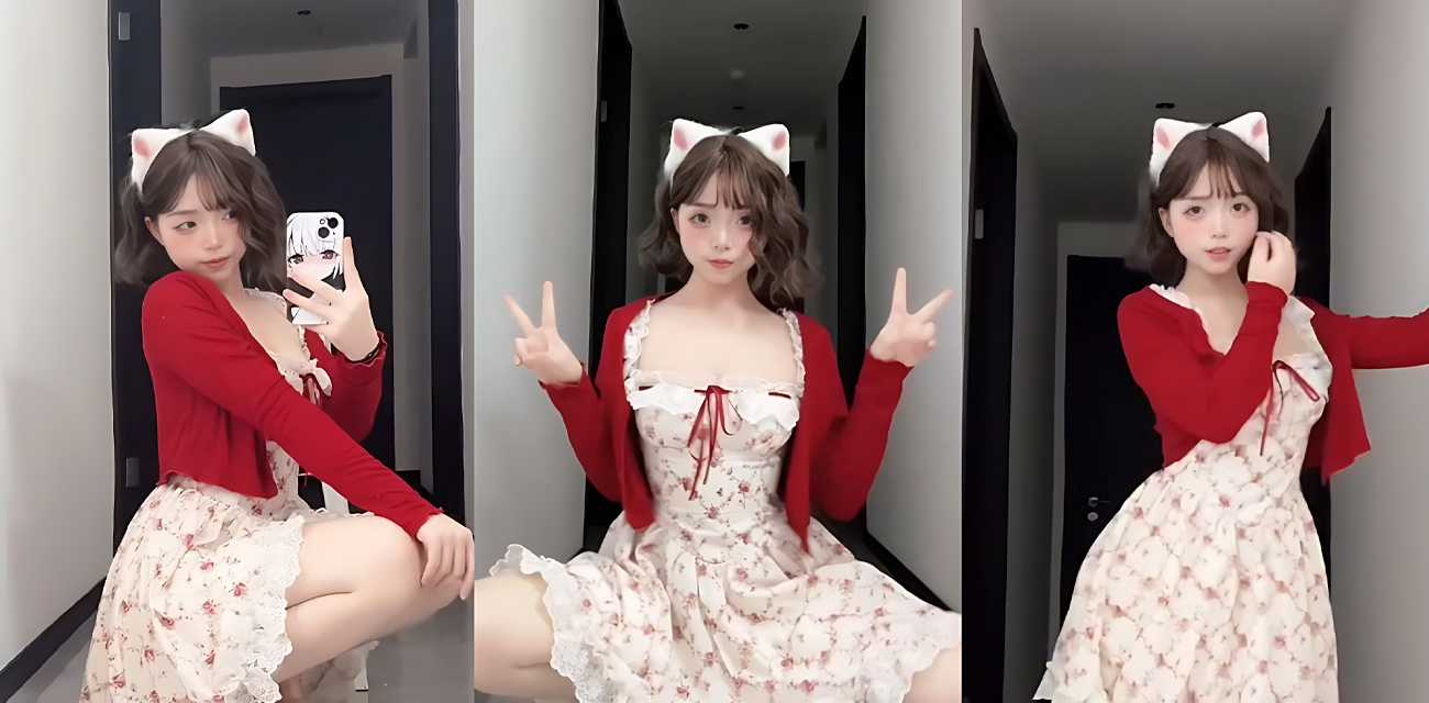 顶级身材女神【Bangni邦尼】最新私拍作品，面对镜头掀开裙子展示肥美鲍鱼，表情诱惑挑