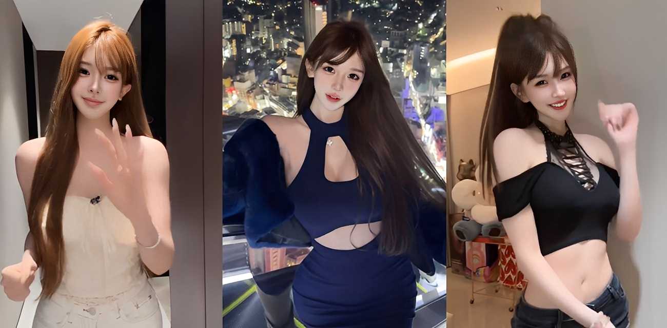 抖音80万粉网红【aehskdhmg】可爱少女早年黄播起家，大尺度自慰福利流出，道具猛插粉