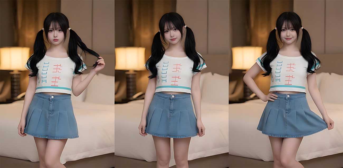 双马尾魅魔少女【小月喵】下海猛料，口足齐上服侍金主，蜜穴遭强烈打桩狂干
