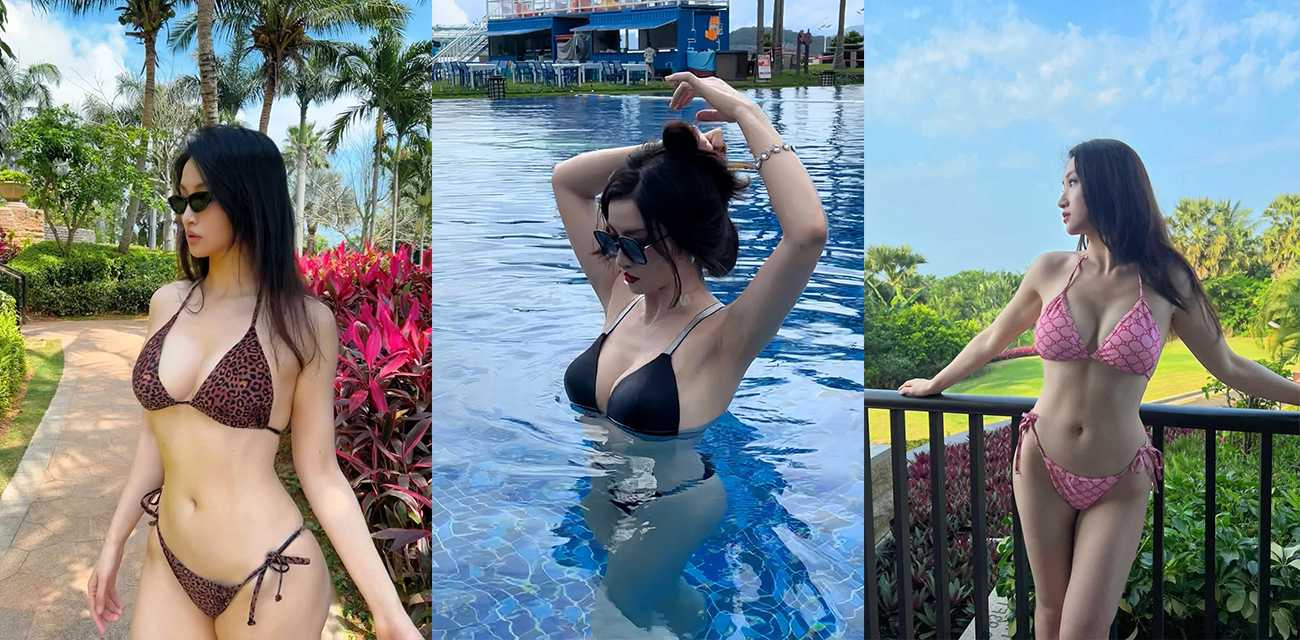 顶级爆奶福利姬【下面有根棒棒糖】新作流出，夏日泳池边勾引男友交欢，被花式体位操得