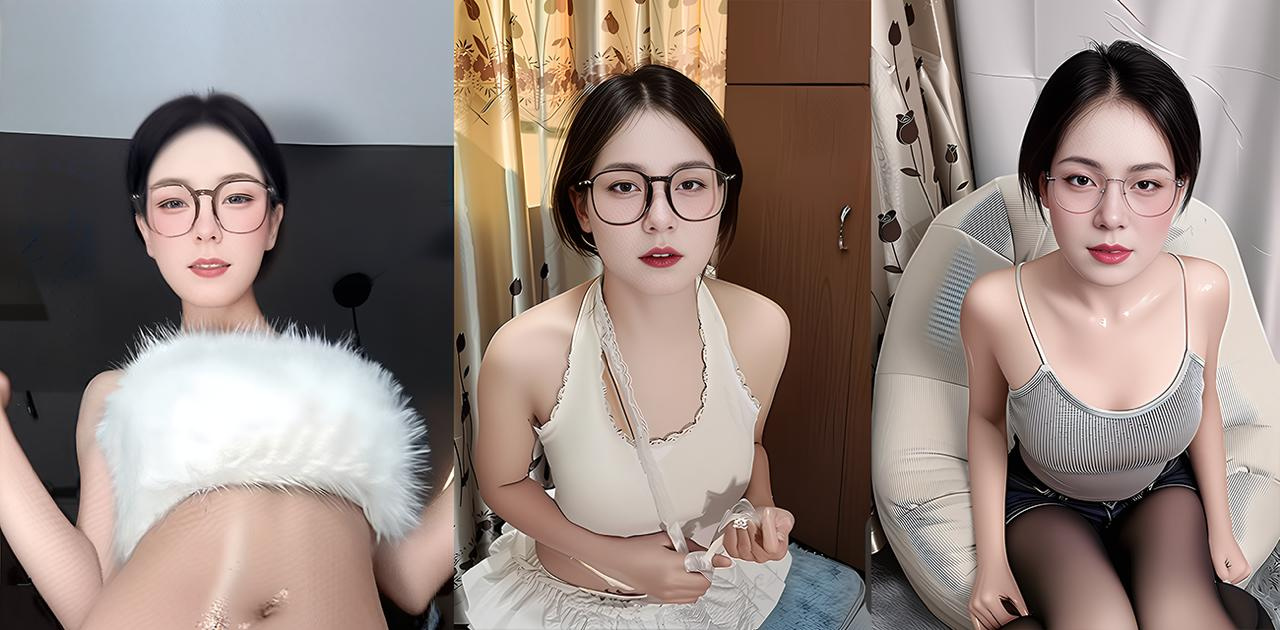 抖音网红【一个小桃桃】付费定制第二弹，反差御姐私下疯狂插穴自慰，情趣装抖奶骚浪诱