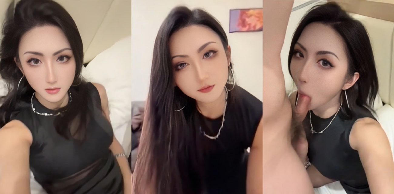 大屌伪娘【潘雨辰】被金主爆操到失控，粗长肉棒对准菊穴贯穿到底，最后满嘴浓精吞咽，