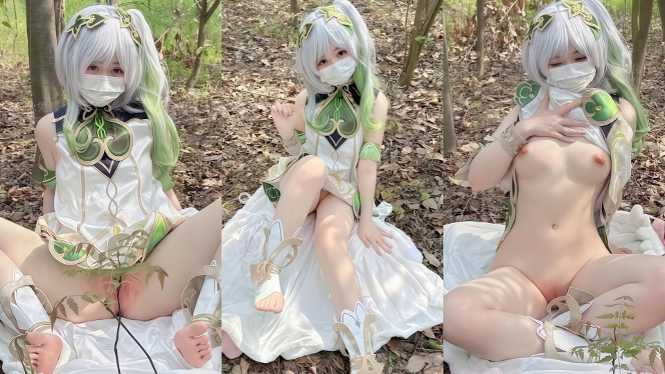 双马尾清纯少女『软萌兔兔酱』最新COS作品-无毛粉穴换装制服嫩妹，三点粉真好操