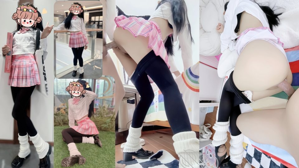 高挑靓丽少女『长腿女儿丽丽』女儿生气我哄女儿给她买洛丽塔，然后让我三洞齐开，全射