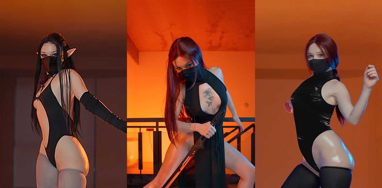 欧美自慰博主【CreamySpot】化身性感魔女，挑战幻龙巨屌，油亮肥臀猛插抽送，白浆拉丝