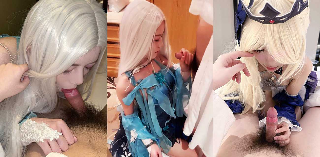 极品嫩妹【Maniacccccc】COS冬神季莹莹玩制服诱惑，跪舔牛牛后入猛顶轻轻一操就淫叫连