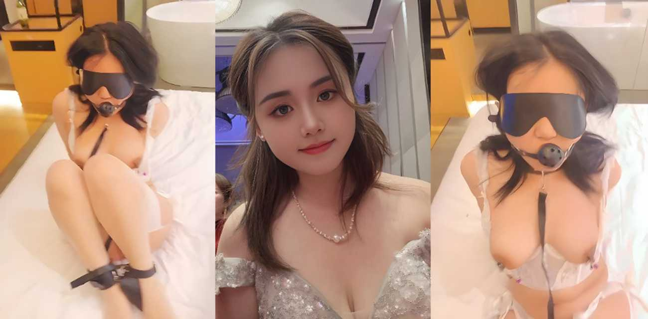 广西哺乳期少妇不雅视频流出，瞒着老公偷情约炮戴上SM器具化作乖顺母狗，被捆绑虐打无