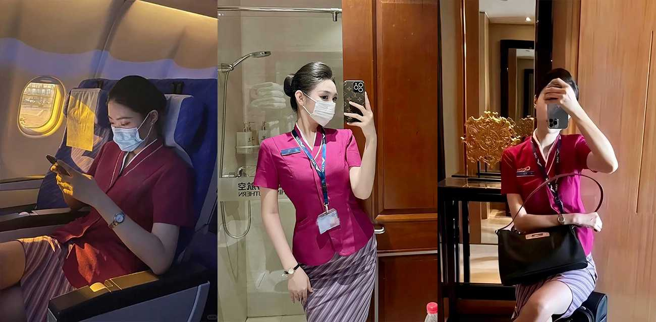 巨乳反差婊【小雨是个大奶骚空姐】刚下机就金主爸爸拖走玩弄，制服配开档丝袜玩跪舔蹶