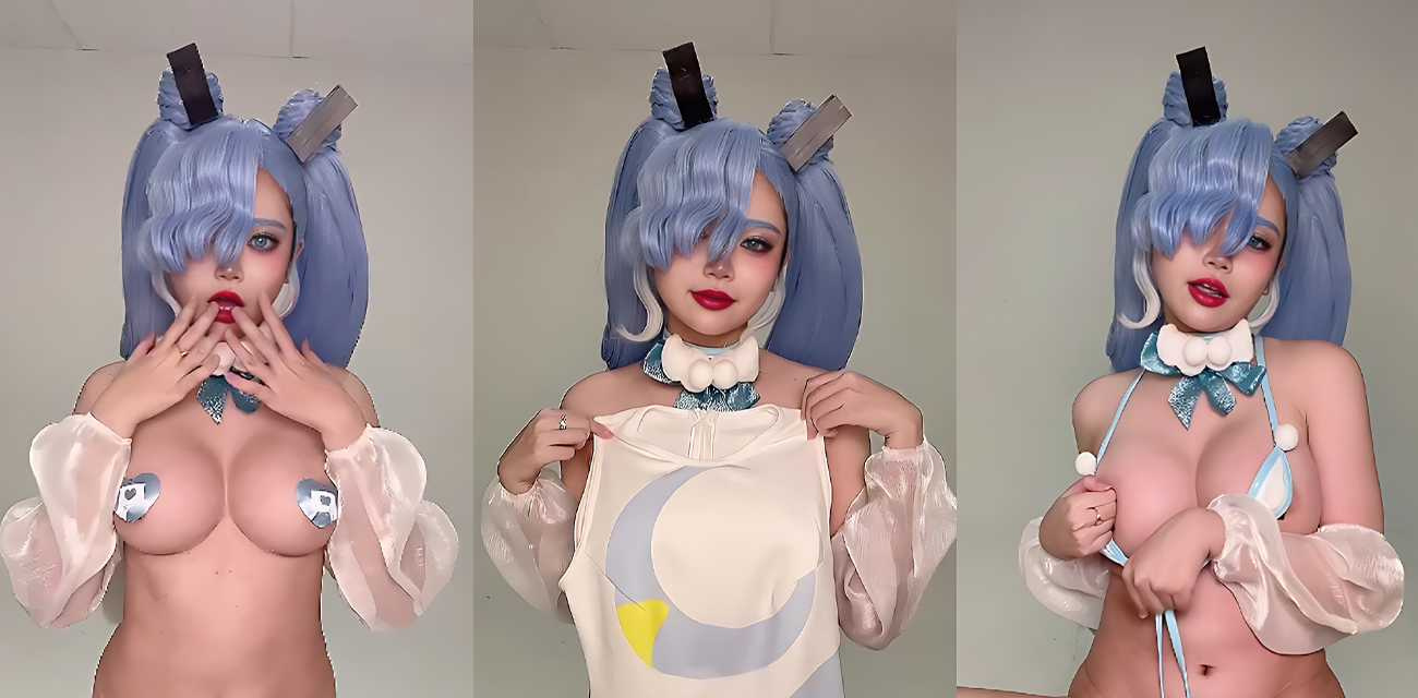 COS女神【ZinieQ】定制福利私拍，初音未来宝可梦世界全裸展示身姿，美乳蜜穴三点遮露