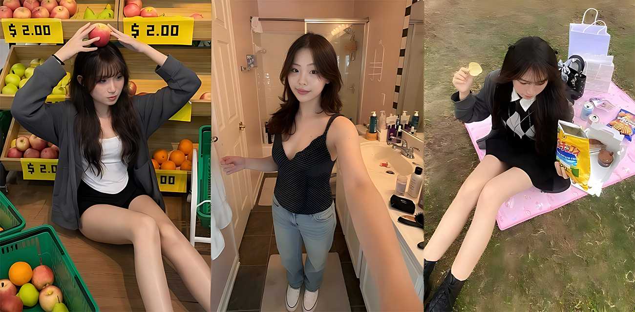 网红嫩妹【泰妮】私密视频，全程露脸口舌侍奉男友肉棒，指奸白虎穴自慰艳影迷离