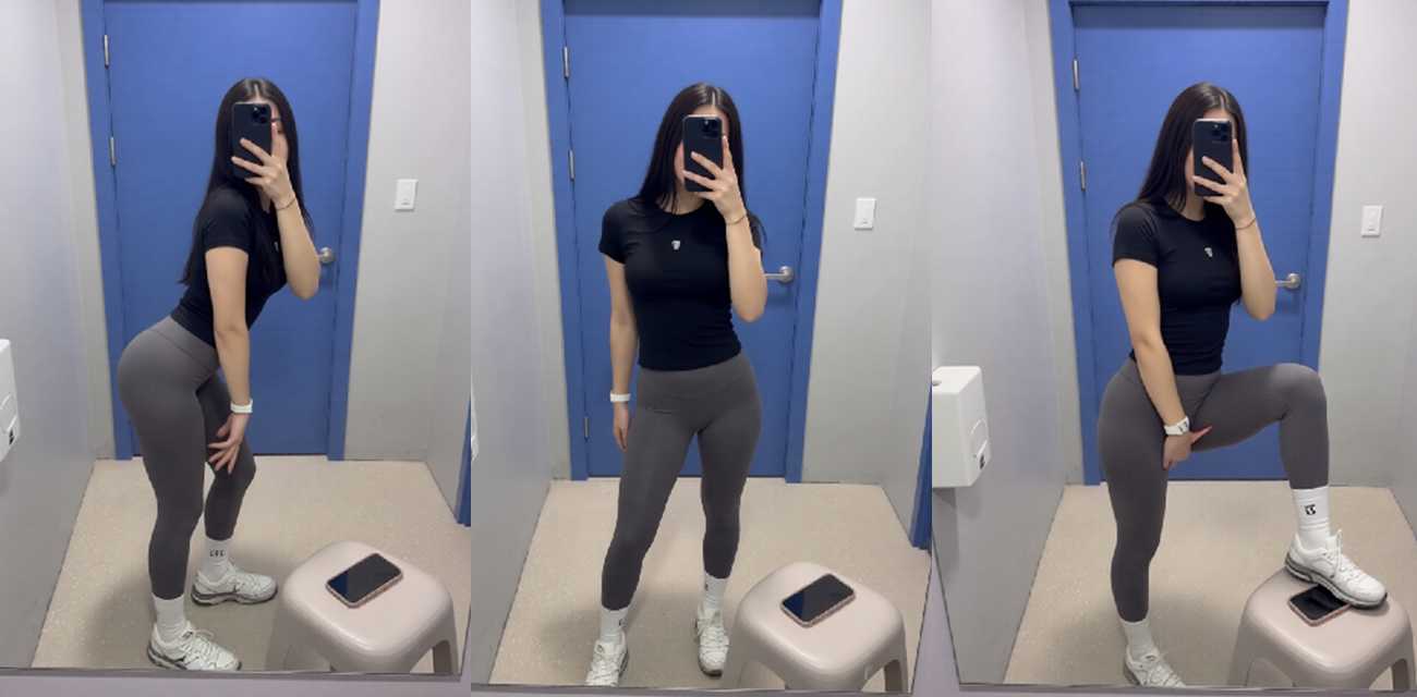我的枪好长约操骚货桃子，健身房更衣室口交，回家继续狂干瑜伽裤美女