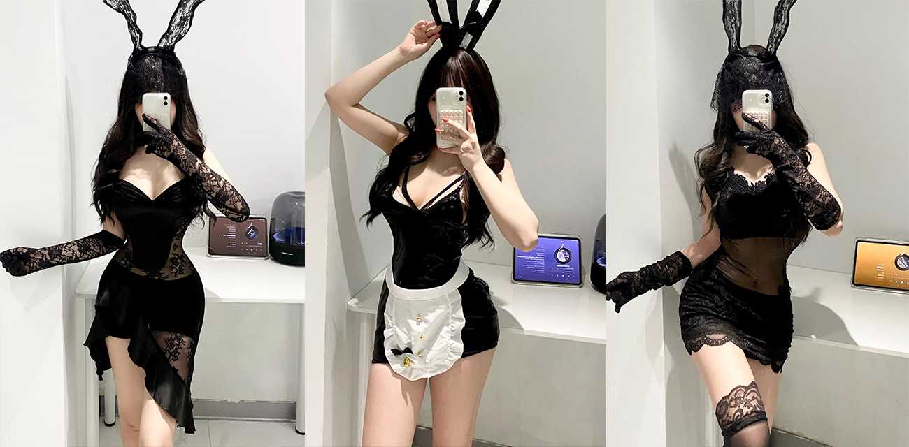 主仆情侣【狗爹和小桃】玩黑丝性虐，爆乳尤物化身黑纱新娘，被掌掴爆操干到崩溃