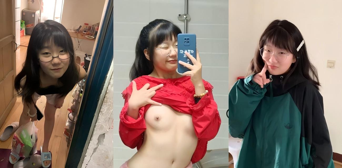 佛山反差婊【叶如玉】私密视频流出，斯文眼镜妹私下无比风骚，粉嫩小穴被男友传统位爆